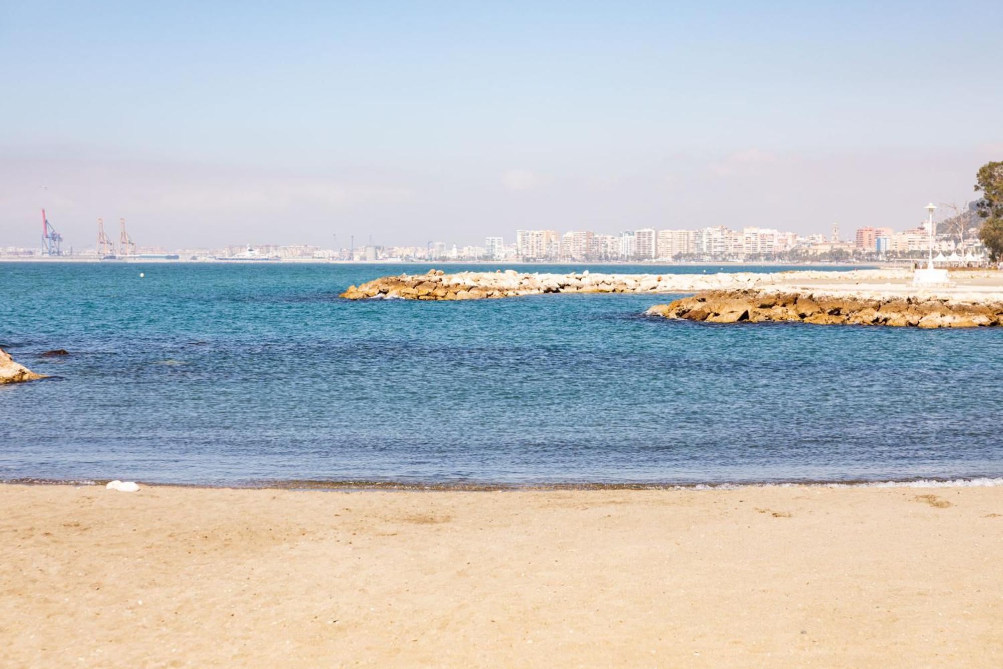Premium Malaga Beach With Terrace Exterior photo